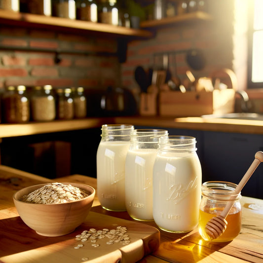 5 Minute Honey Oat Milk Recipe