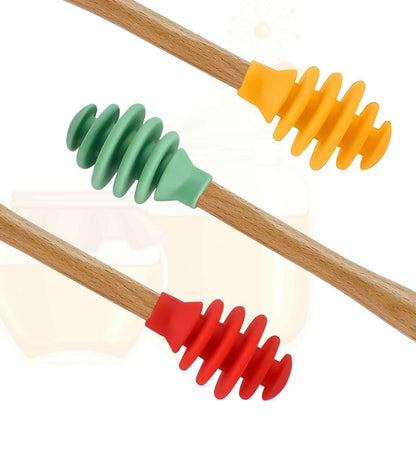 NEW: SILICONE HONEY DIPPERS