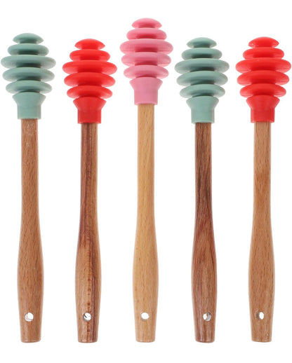 NEW: SILICONE HONEY DIPPERS